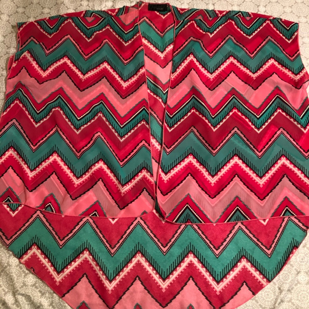 Sheer Aztec Kimono